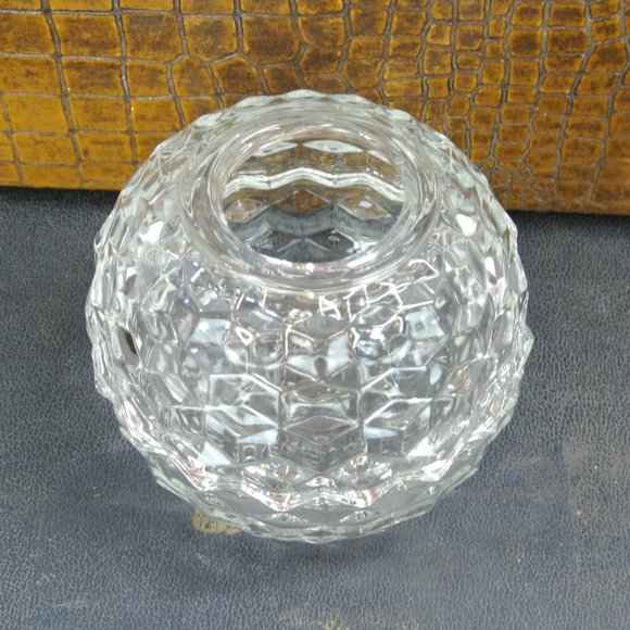 VINTAGE HOMCO 2-Piece Round Fairy Lamp Tea Light Candle Holder. - Picture 2 of 5